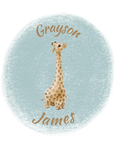 Teal Giraffe